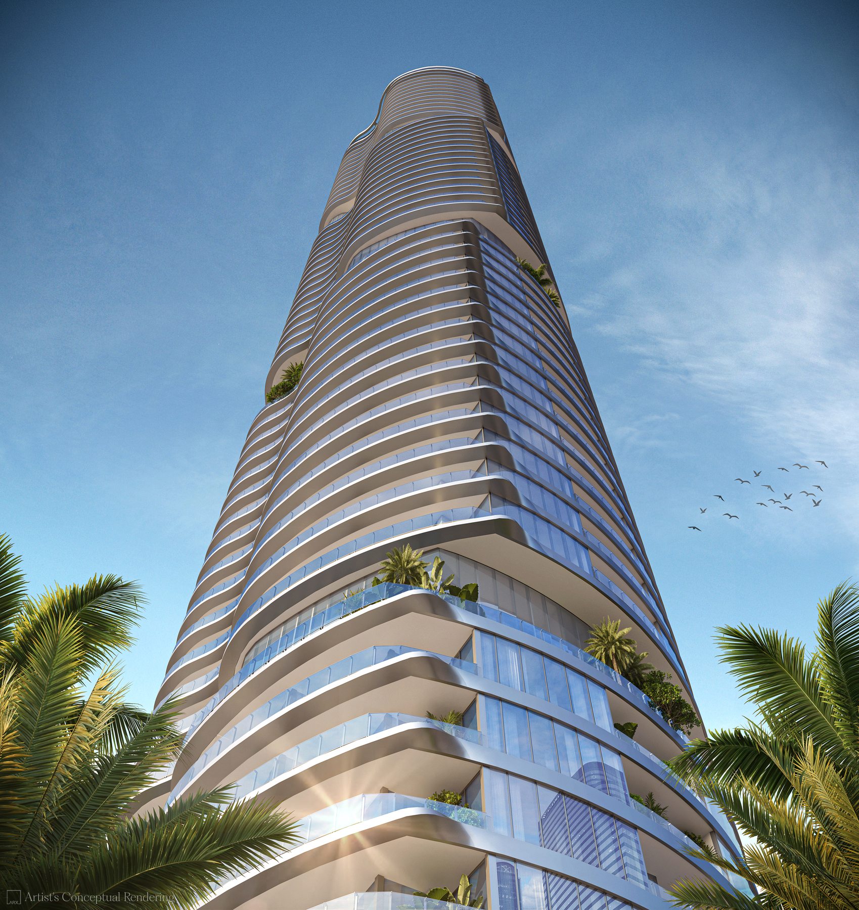 619 Brickell tower designed by Foster + Partners