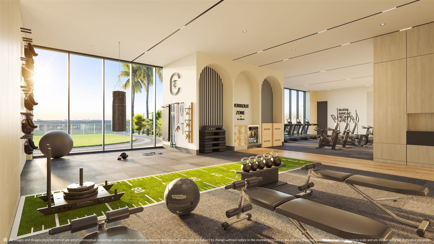 Functional training zone