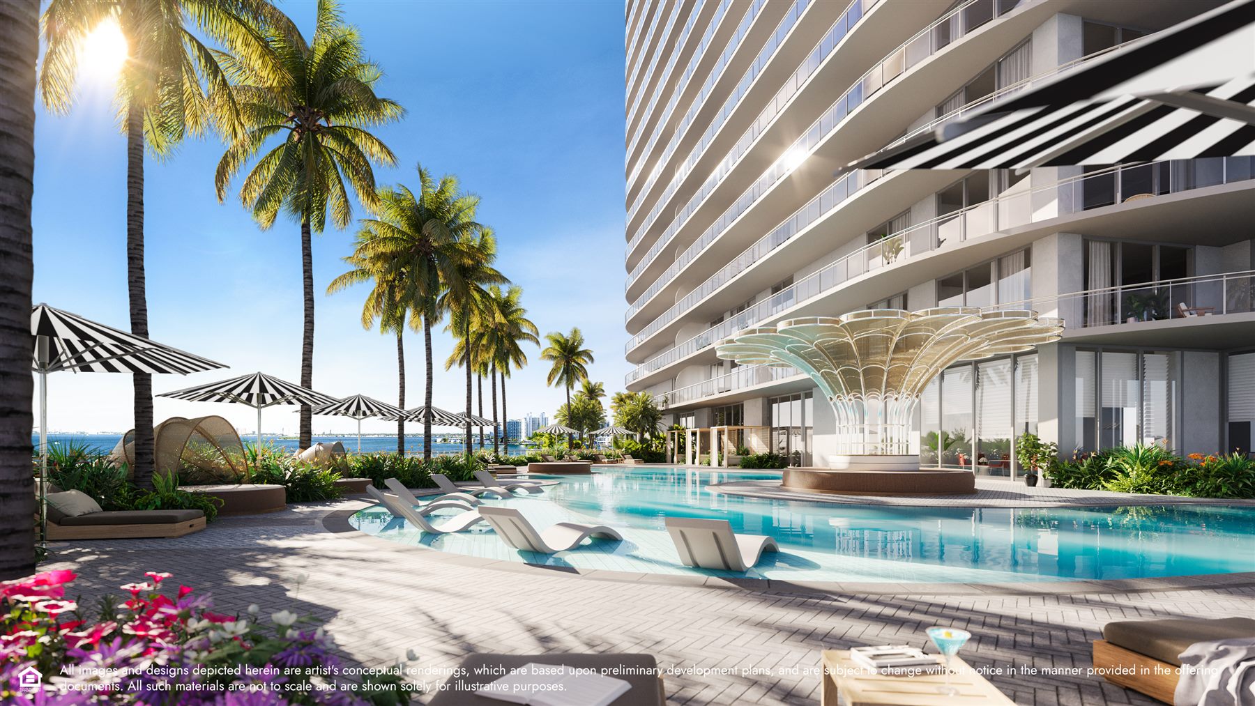 Sun Pool and tropical terrace