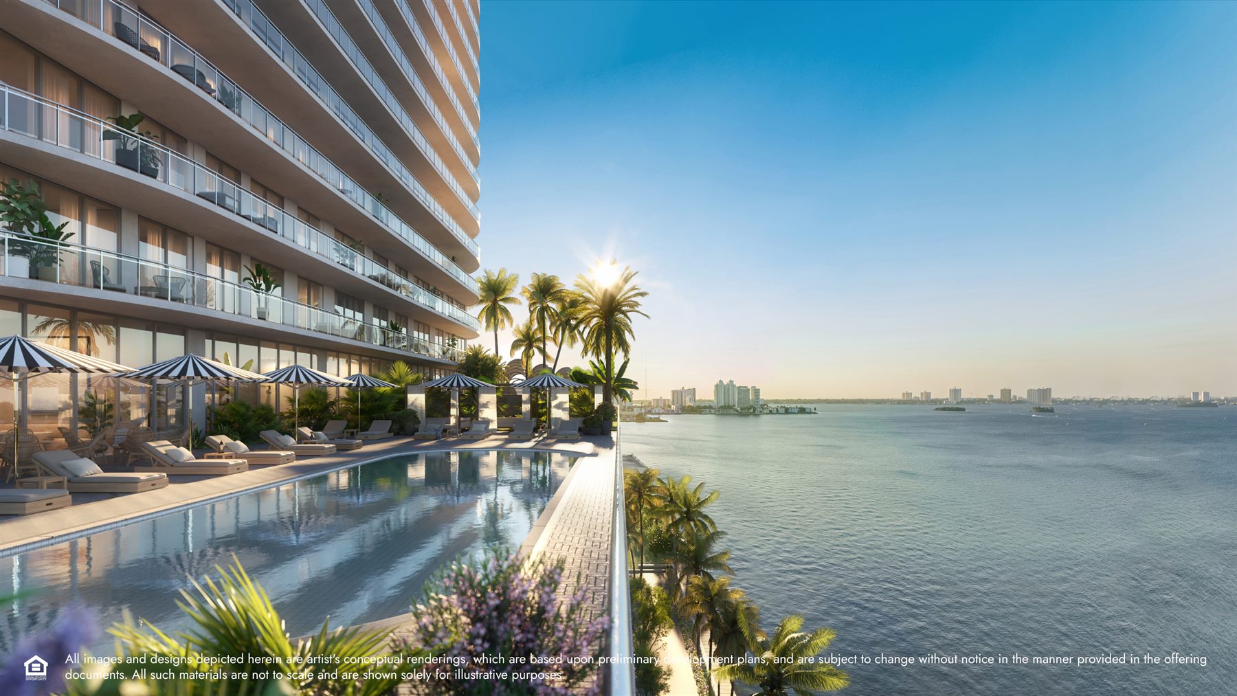 Vista Pool overlooking Biscayne Bay