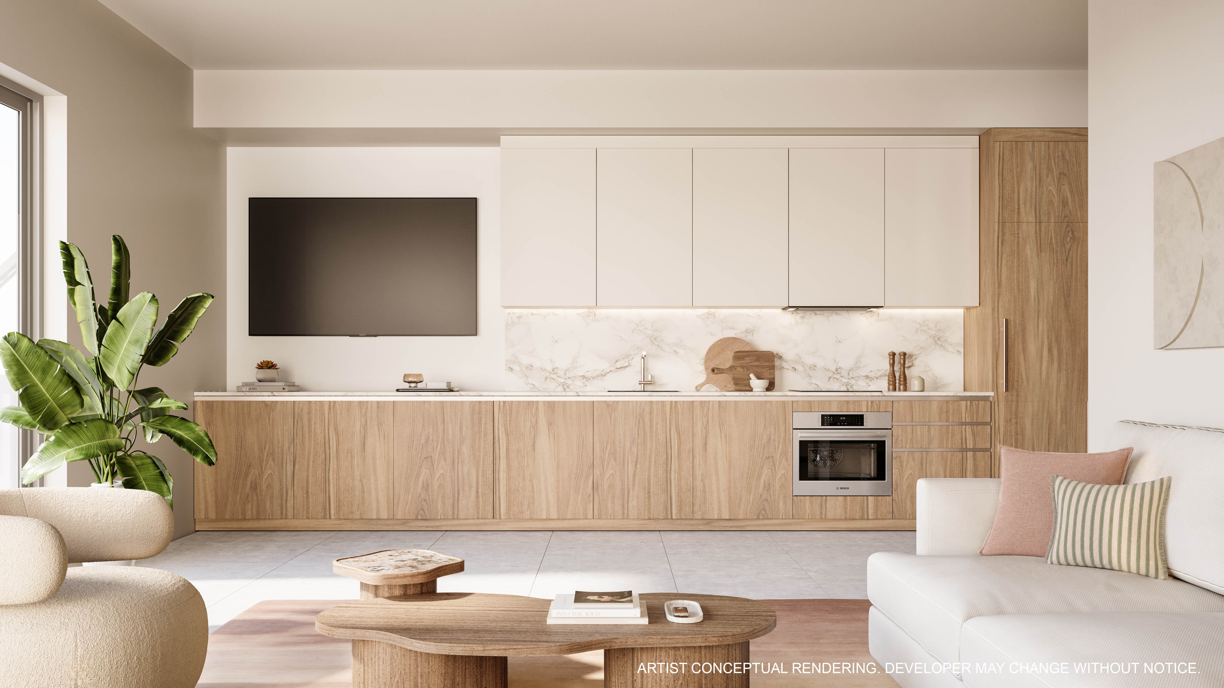 Finished kitchen